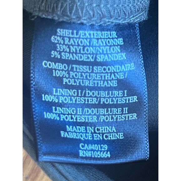 L.A.M.B Gwen Stefani Green Black Pocket Bootcut Pants Trousers  Women's Size 0 - Picture 5 of 10